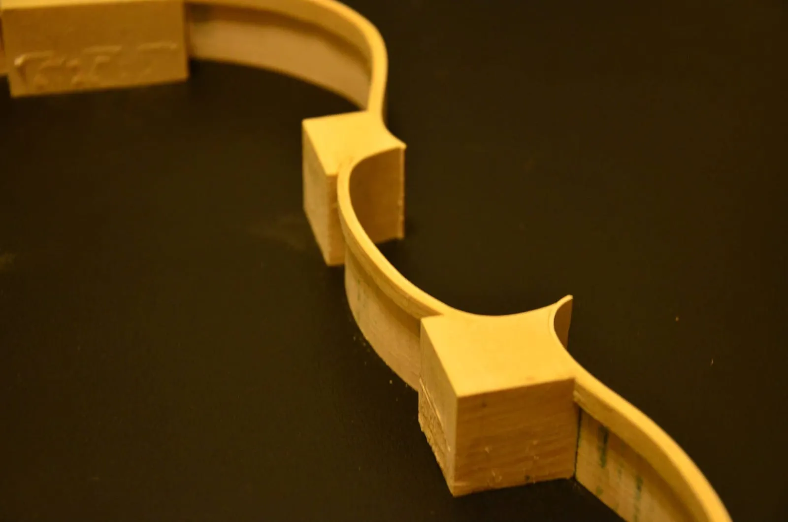 Violin sides, maple